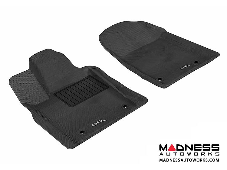 Jeep Grand Cherokee Floor Mats (Set of 2) - Front - Black by 3D MAXpider